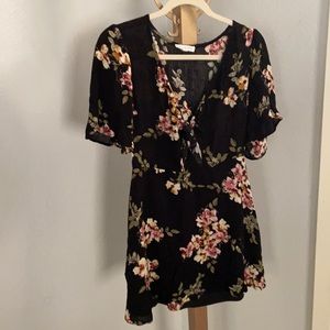 Flowy floral dress